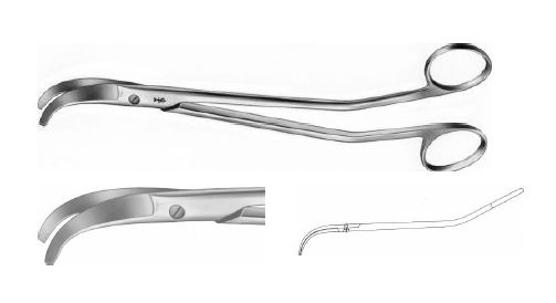 Боцманн утробні ножиці 220 мм